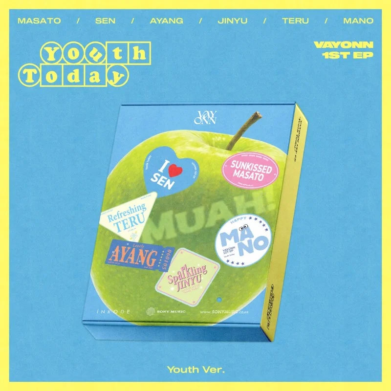 [Pre-Order] VAYONN 1st EP Album - Youth Today (Youth Ver.)