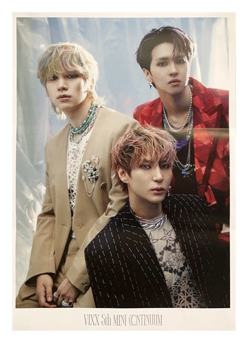 VIXX 5th Mini Album CONTINUUM Official Poster - Photo Concept Piece