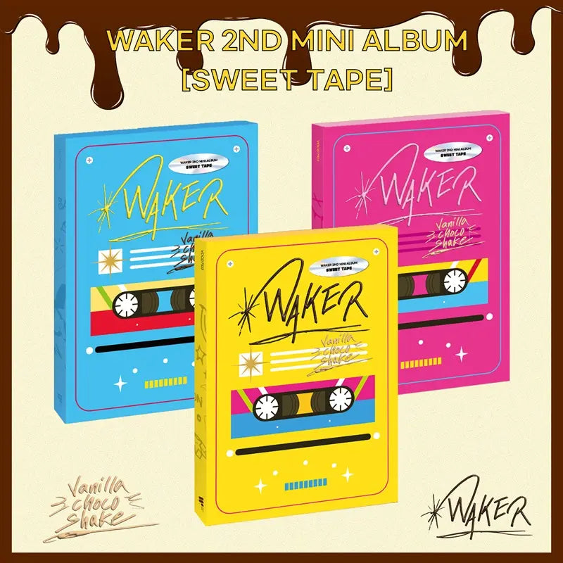 WAKER 2nd Mini Album - Sweet Tape