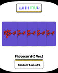 [Pre-Order] WE GO-6 1st Mini Album - SIX HEARTS (Wolf Photocard Ver.) + WITHMUU Photocard