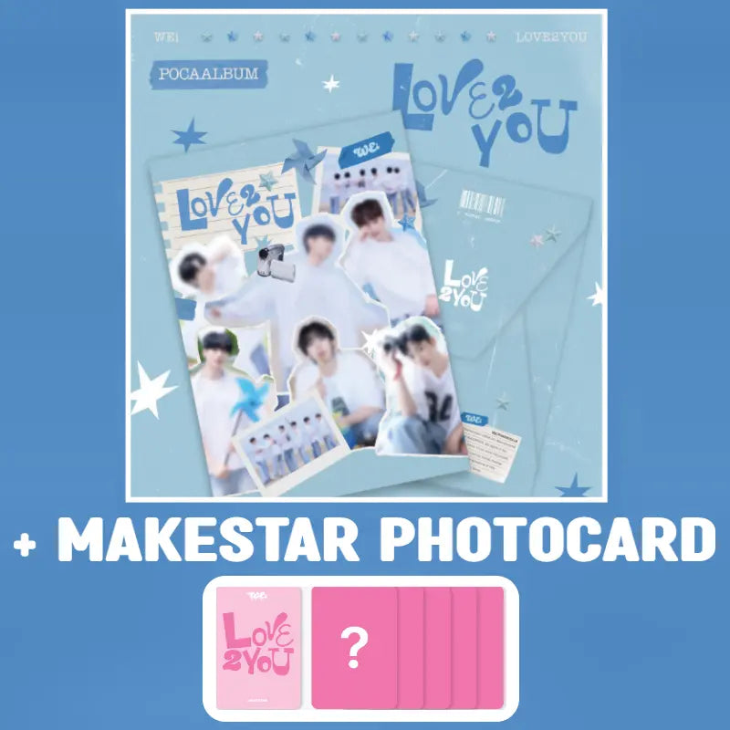 WEi 2nd Digital Single - LOVE2YOU (Poca Album) + MAKESTAR Photocard