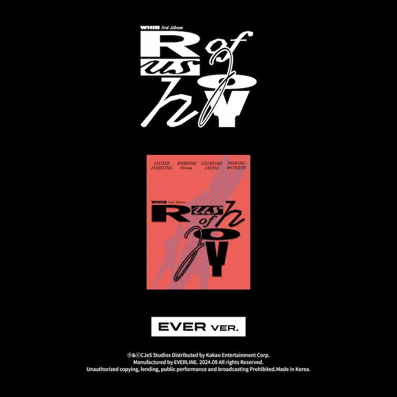 WHIB 3rd Single Album - Rush of Joy (Ever Ver.)