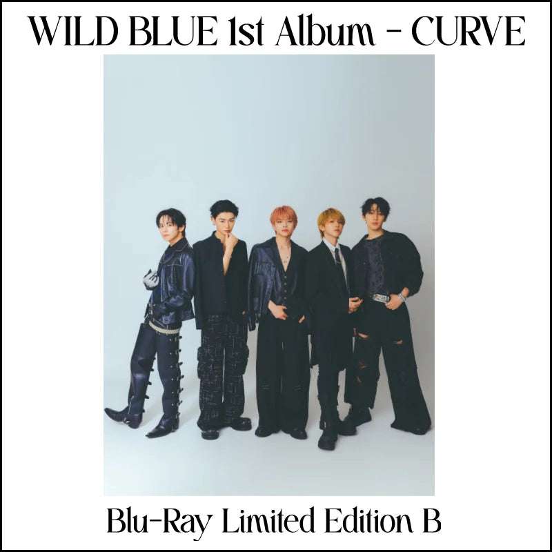 [Pre-Order] WILD BLUE 1st Album - CURVE (Blu-Ray Limited Edition B)