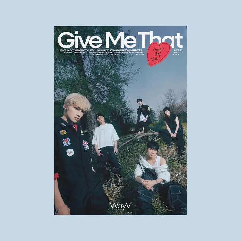 WayV 5th Mini Album - Give Me That (Photobook Ver.) + Photocard