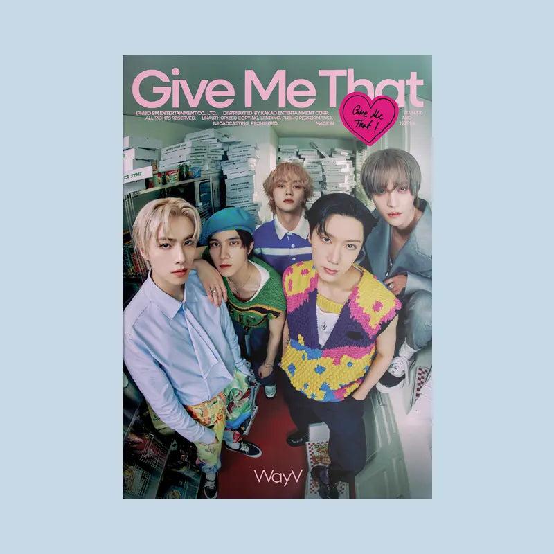 WayV 5th Mini Album - Give Me That (Photobook Ver.) + Photocard