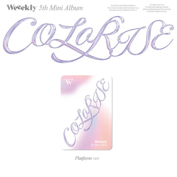 Weeekly 5th Mini Album - ColoRise (Platform Ver.)