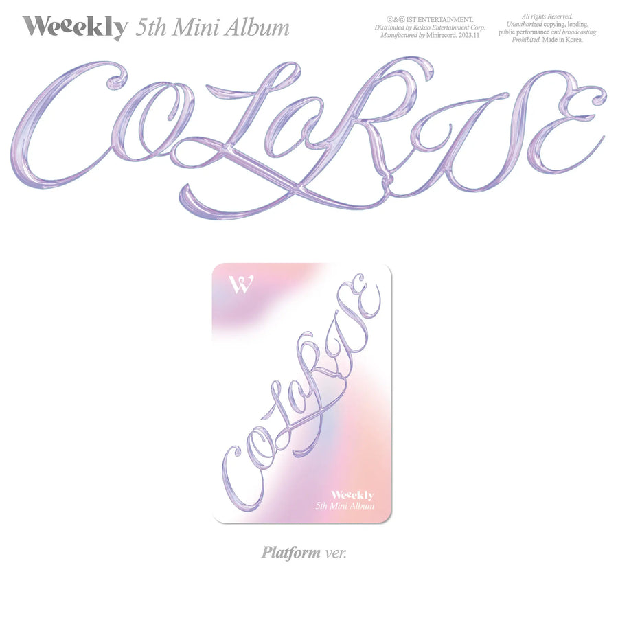 Weeekly 5th Mini Album - ColoRise (Platform Ver.)