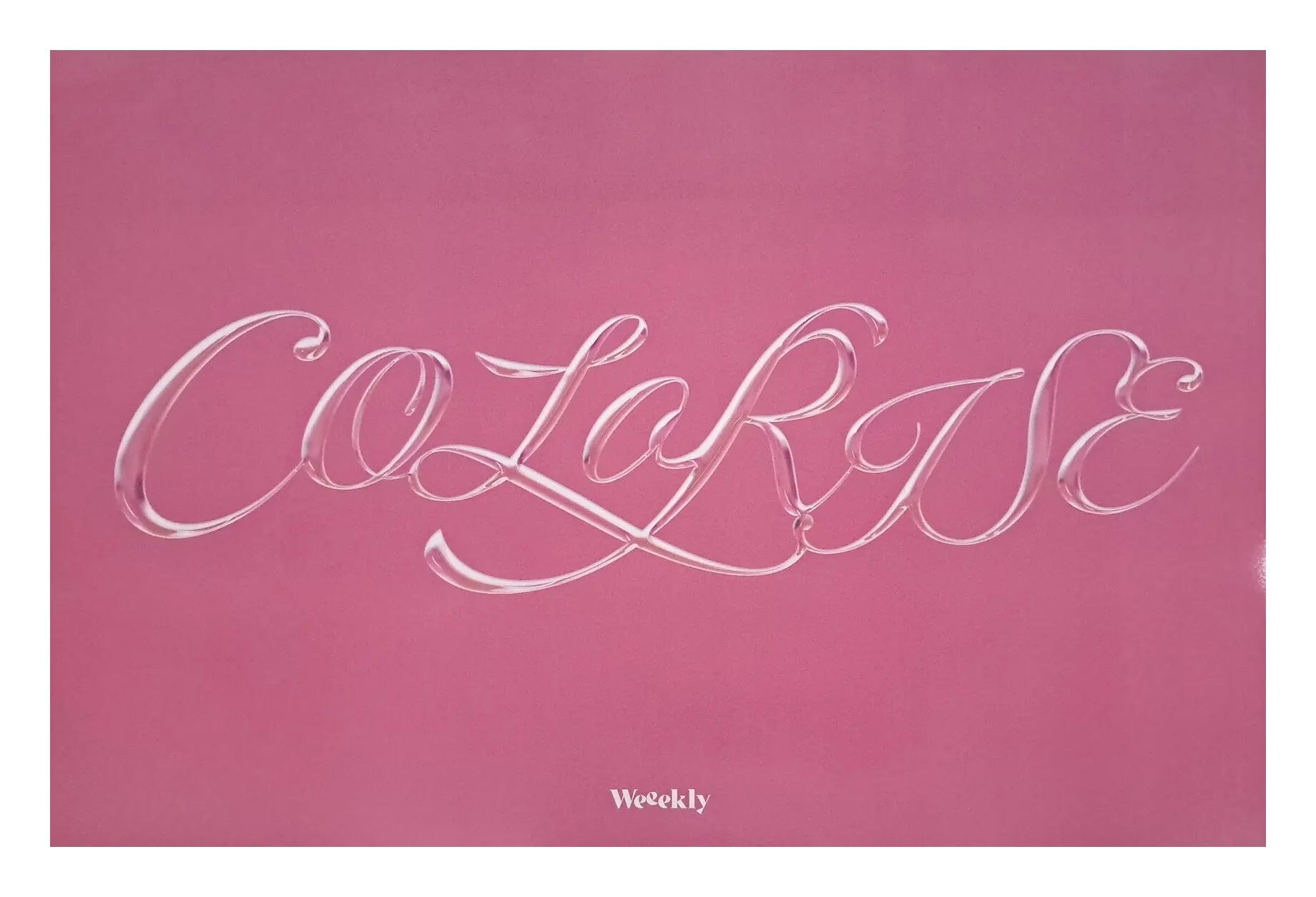 Weeekly 5th Mini Album ColoRise Official Poster Photo Concept Palett