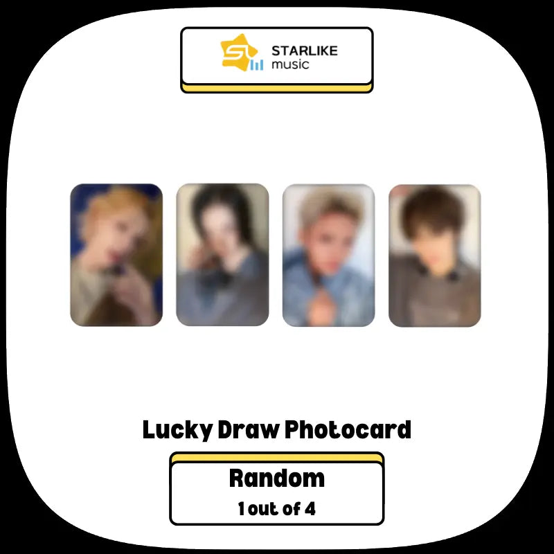 XLOV 1st Mini Album - UXLXVE + STARLIKE MUSIC Lucky Draw Photocard