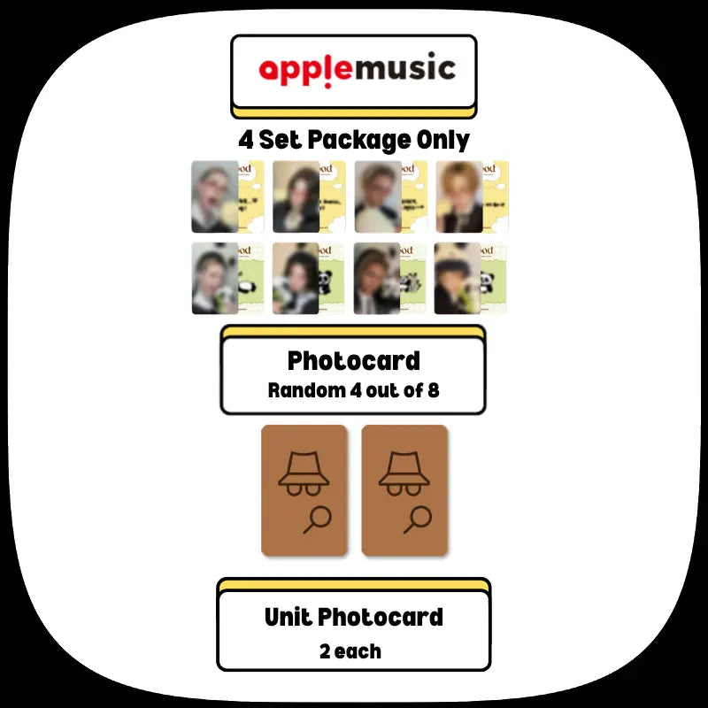 XLOV 2nd Mini Album - I,God + APPLEMUSIC Photocard – Choice Music LA