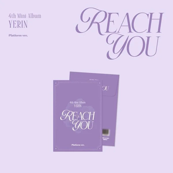 [Pre-Order] YERIN 4th Mini Album - REACH YOU (Platform Ver.)