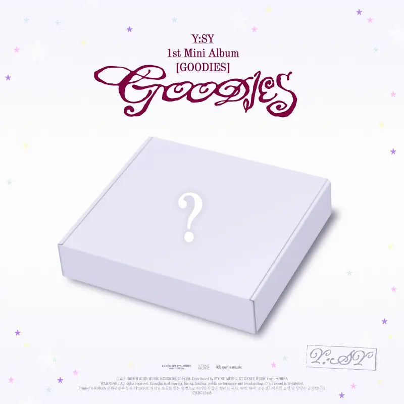 [Pre-Order] Y:SY 1st Mini Album - GOODIES