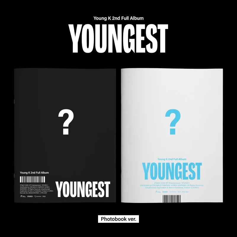[Pre-Order] Young K 2nd Album - YOUNGEST (Photobook Ver.)