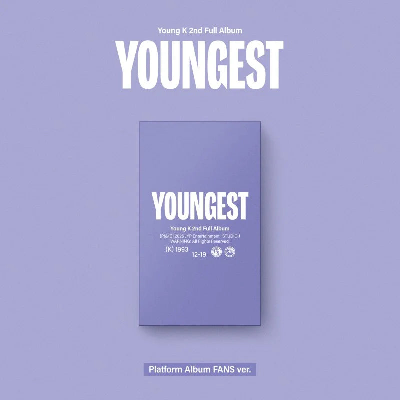 [Pre-Order] Young K 2nd Album - YOUNGEST (Platform Album FANS Ver.)
