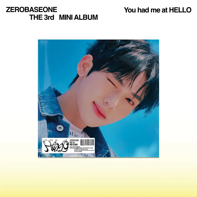 ZEROBASEONE 3rd Mini Album - You had me at HELLO (Digipack Ver.)