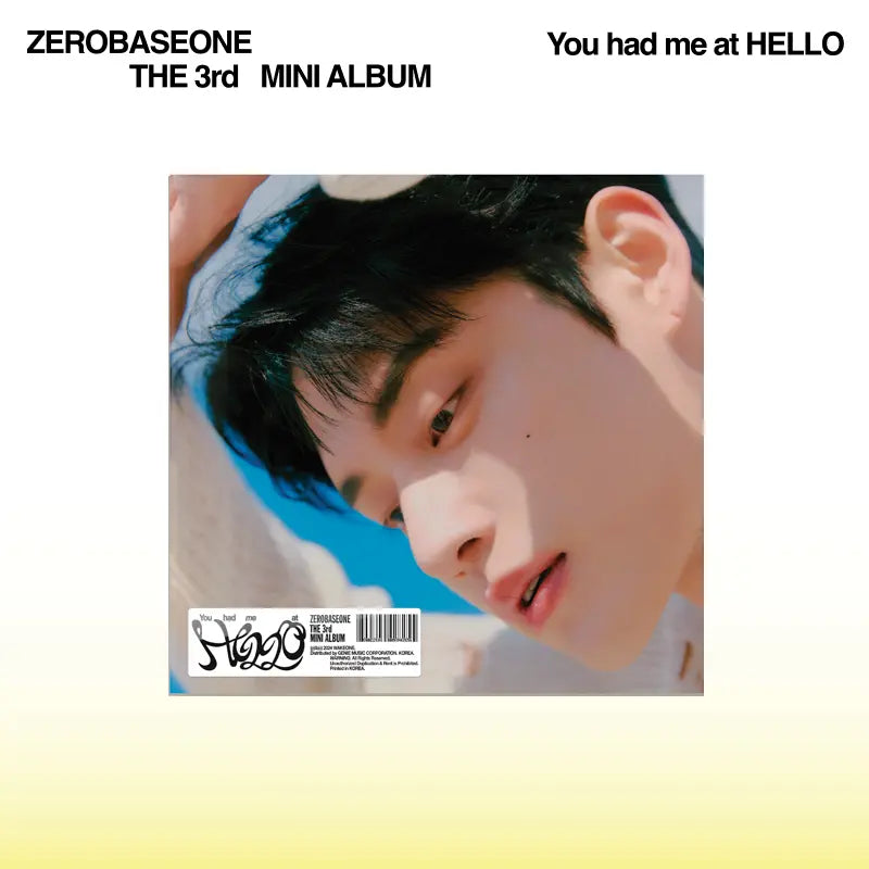 ZEROBASEONE 3rd Mini Album - You had me at HELLO (Digipack Ver.)