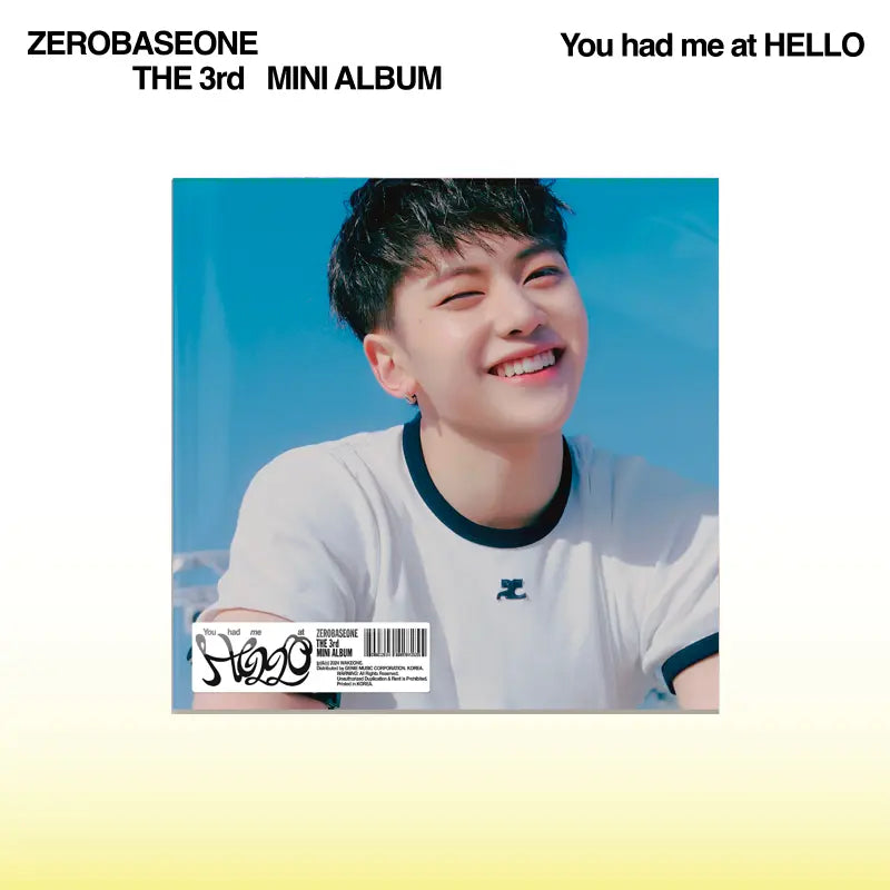ZEROBASEONE 3rd Mini Album - You had me at HELLO (Digipack Ver.)