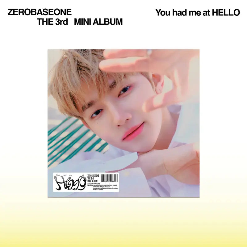 ZEROBASEONE 3rd Mini Album - You had me at HELLO (Digipack Ver.)