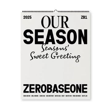 [Pre-Order] ZEROBASEONE 2025 Season's Greetings (Wall Calendar)