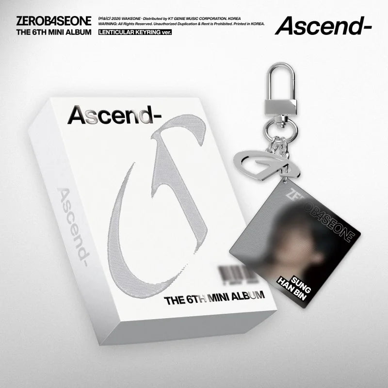 [Pre-Order] ZEROBASEONE 6th Mini Album - Ascend- (Lenticular Keyring Ver.)