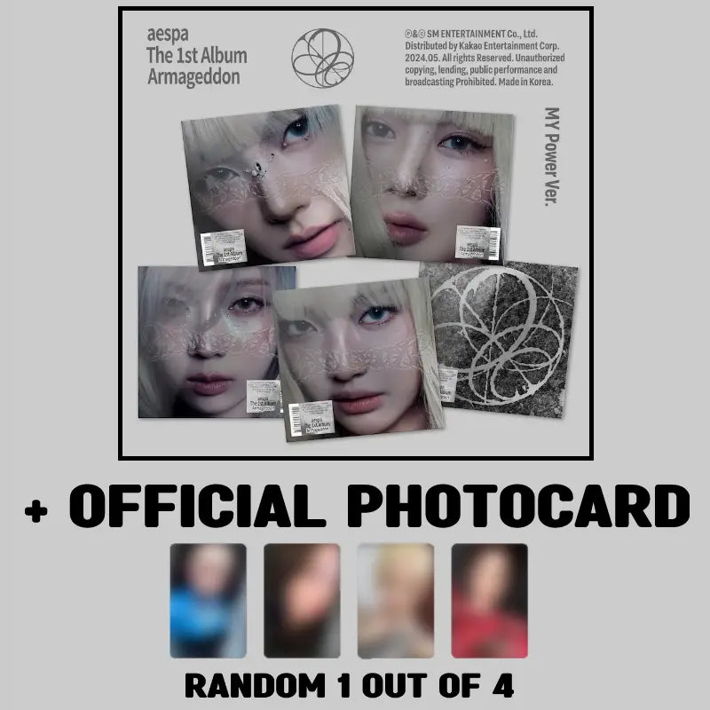 aespa 1st Album - Armageddon (MY Power Ver.) + Photocard