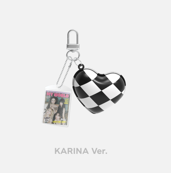 aespa MY WORLD Official Merchandise - Cushion Key Ring