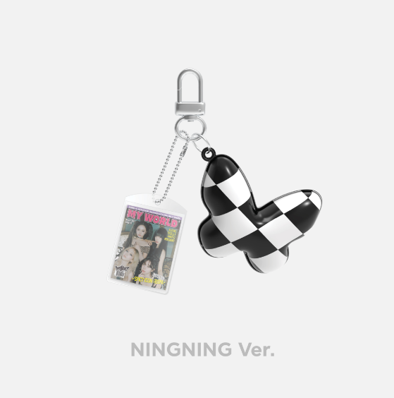 aespa MY WORLD Official Merchandise - Cushion Key Ring