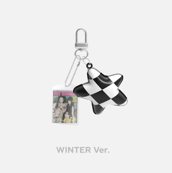 aespa MY WORLD Official Merchandise - Cushion Key Ring