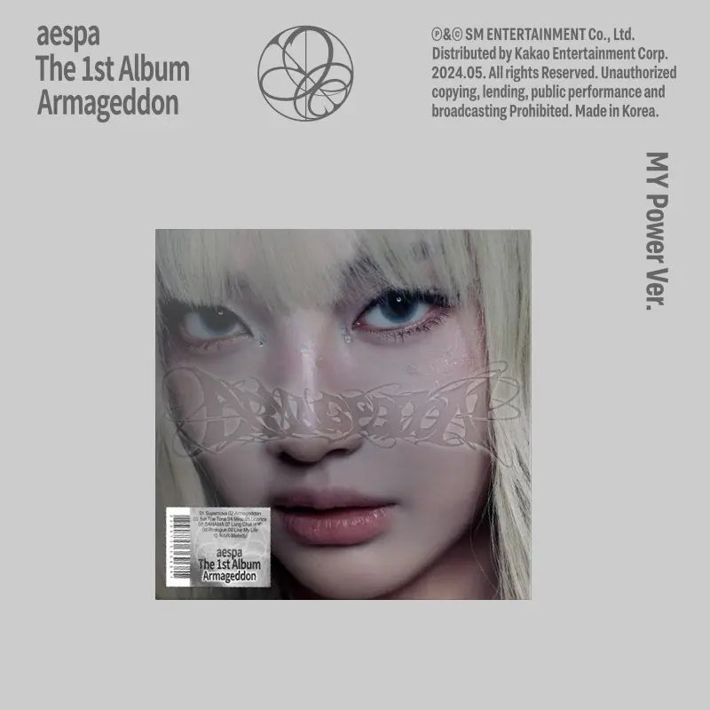 aespa 1st Album - Armageddon (MY Power Ver.) – Choice Music LA aespa 1st Album - Armageddon (MY Power Ver.) – Choice Music LA