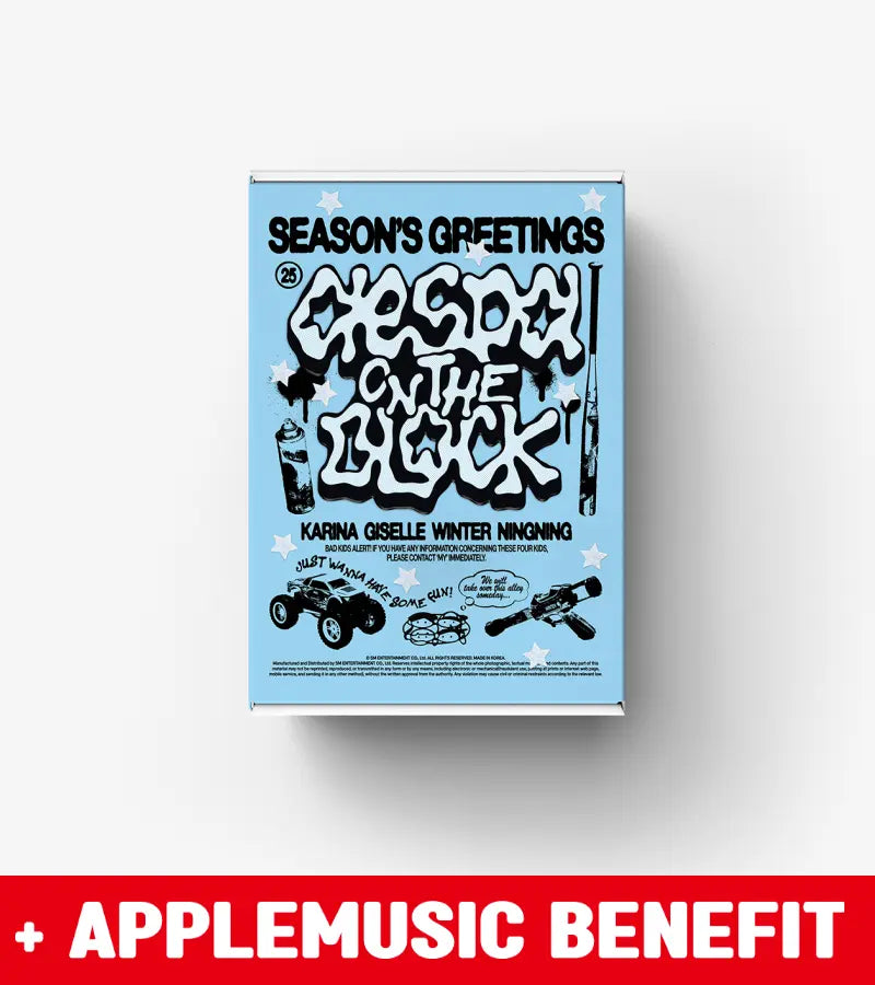 [Pre-Order] aespa 2025 Season's Greetings + APPLEMUSIC Benefit