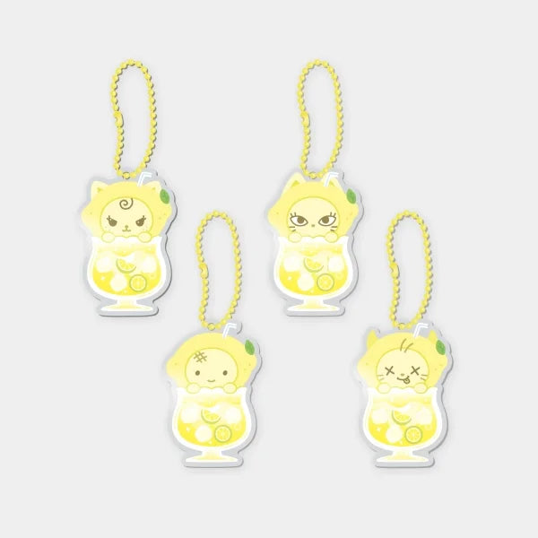 [Pre-Order] aespa MAKE IT LEMONADE Official Merchandise - Random Mini Acrylic Shaker Keyring