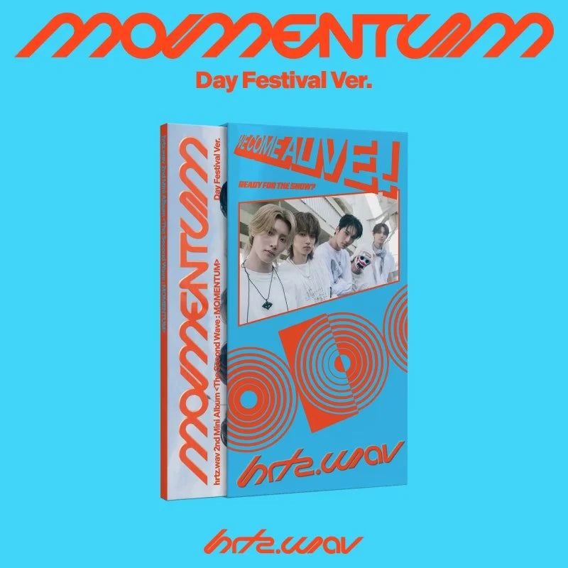 [Pre-Order] hrtz.wav 2nd Mini Album - The Second Wave : MOMENTUM (U.S. Ver.)
