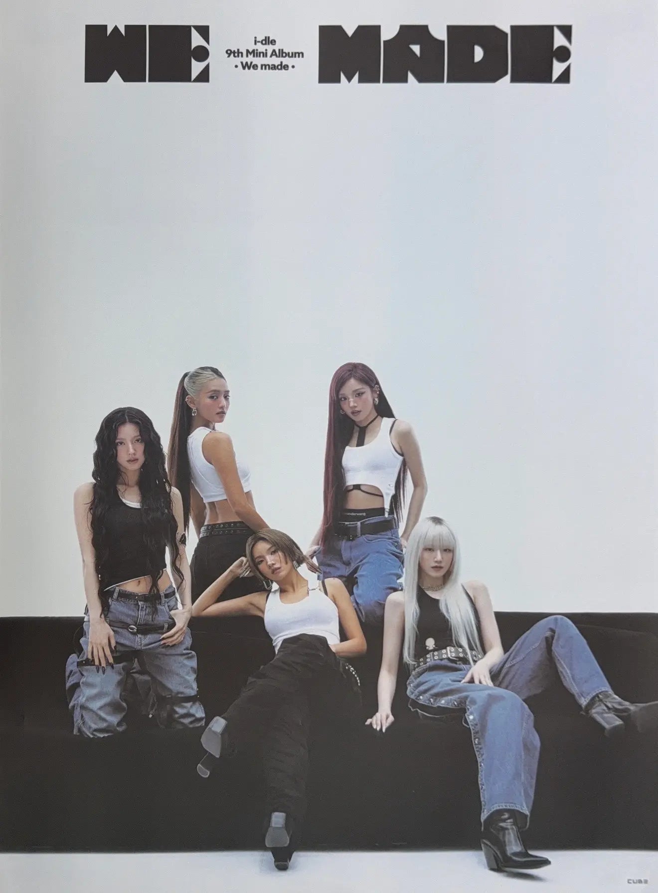 i-dle 9th Mini Album We Made Official Poster - Photo Concept Mono