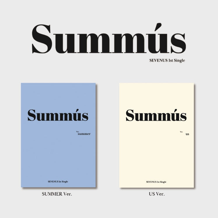 SEVENUS 1st Single Album - SUMMUS