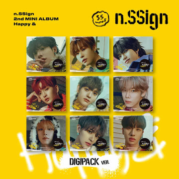 n.SSign 2nd Mini Album - Happy & (Digipack Ver.)