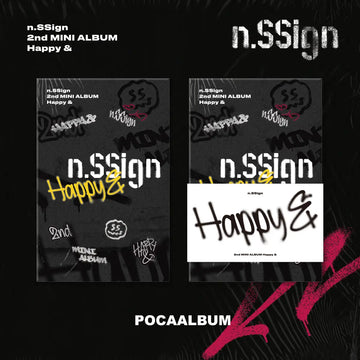 n.SSign 2nd Mini Album - Happy & (Poca Album)