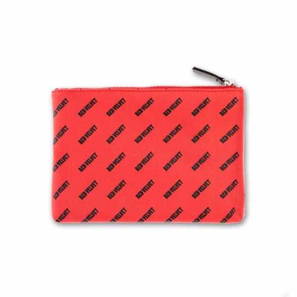 Red Velvet &quot;Bad Boy&quot; Clutch with Make Up Bag &amp; Keychain