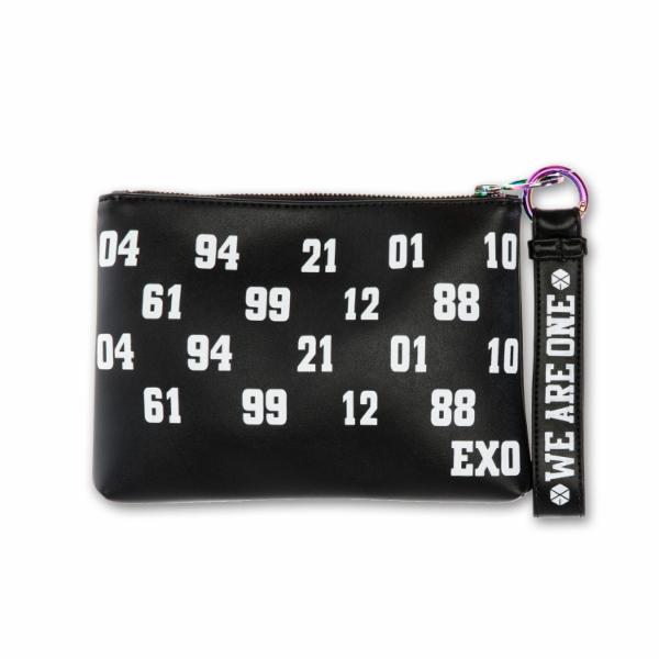 EXO &quot;We Are One&quot; Clutch with Make Up Bag &amp; Keychain