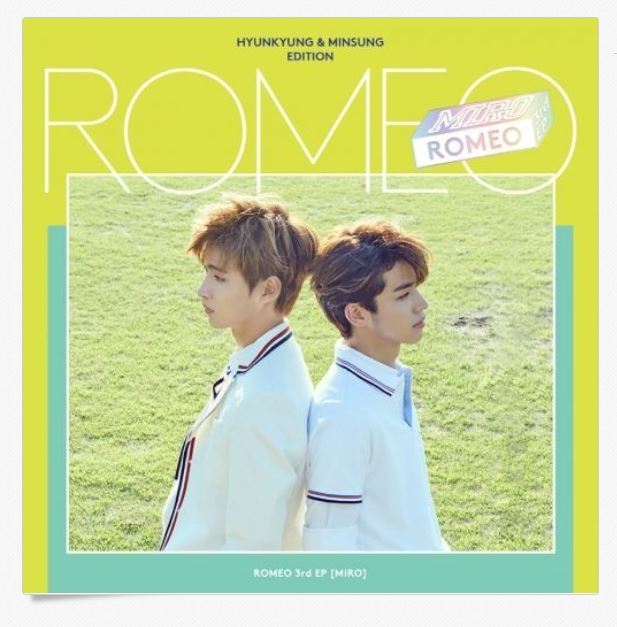 로미오 ROMEO 3rd Mini Album [MIRO] 한경&민성 HYUNKYUNG&MINSUNG EDITION CD