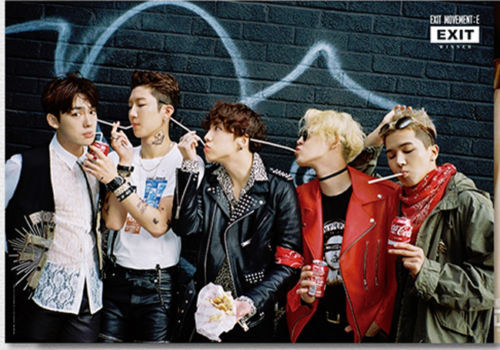 위너 WINNER  -  1ST MINI ALBUM [EXIT : E] POSTER ONLY