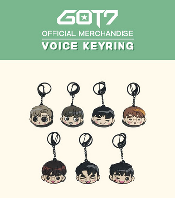 갓세븐Got7 official merchandise Voice Key Ring