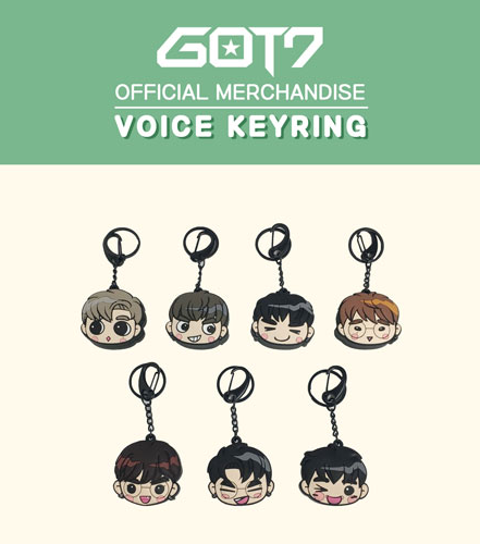 갓세븐Got7 official merchandise Voice Key Ring