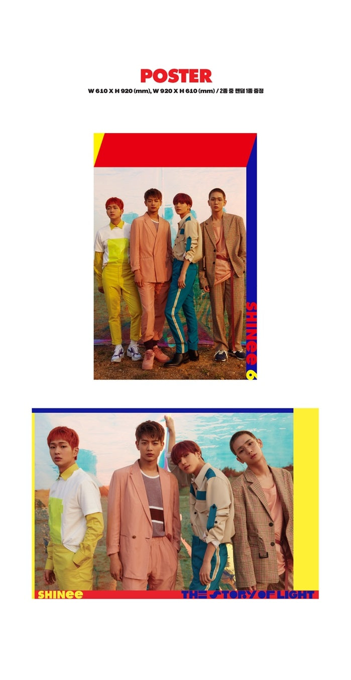 SHINEE 6TH ALBUM The Story of Light SMTOWN GIFTSHOP GOODS