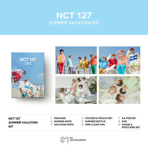 2019 NCT 127 Summer Vacation Kit