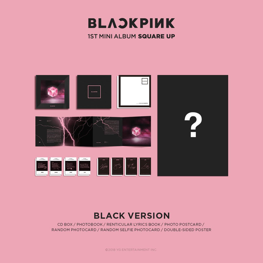 Black Pink - Square up (1st mini album) Pink ver. – DOKSURI