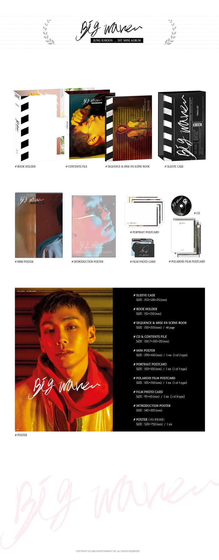 Jung Il Hoon 1st Mini Album - Big Wave