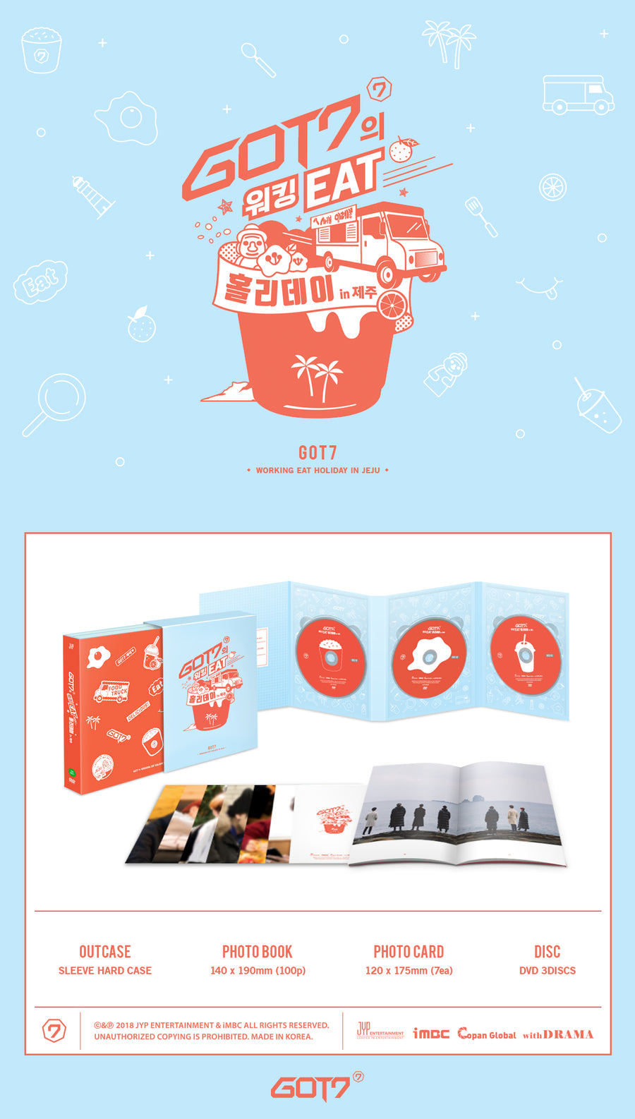 Got7 Working Eat Holiday In Jeju DVD (3disc) + Photobook – Choice