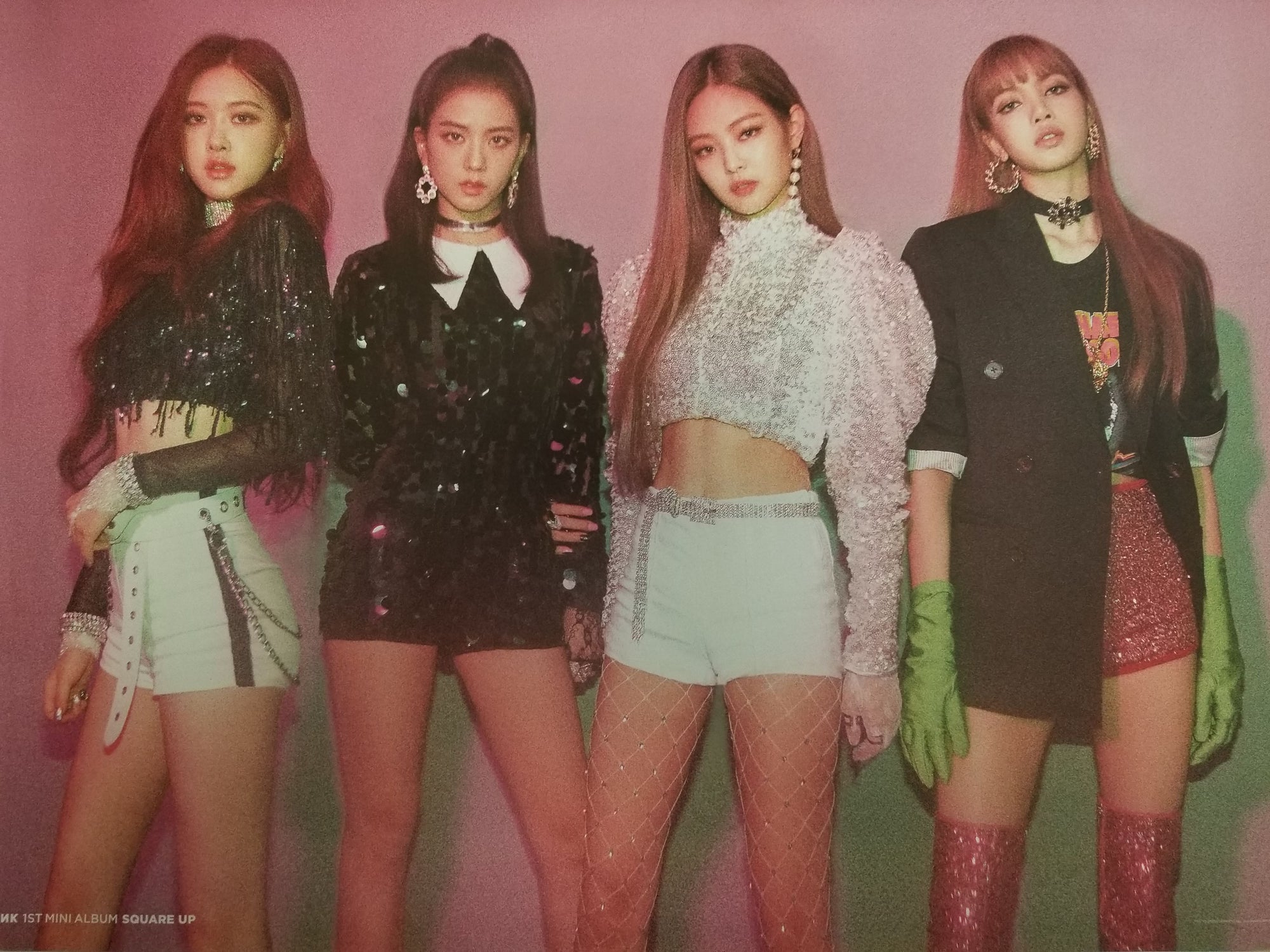 BLACKPINK 1st Mini Album SQUARE UP Official Poster - Photo Concept 1