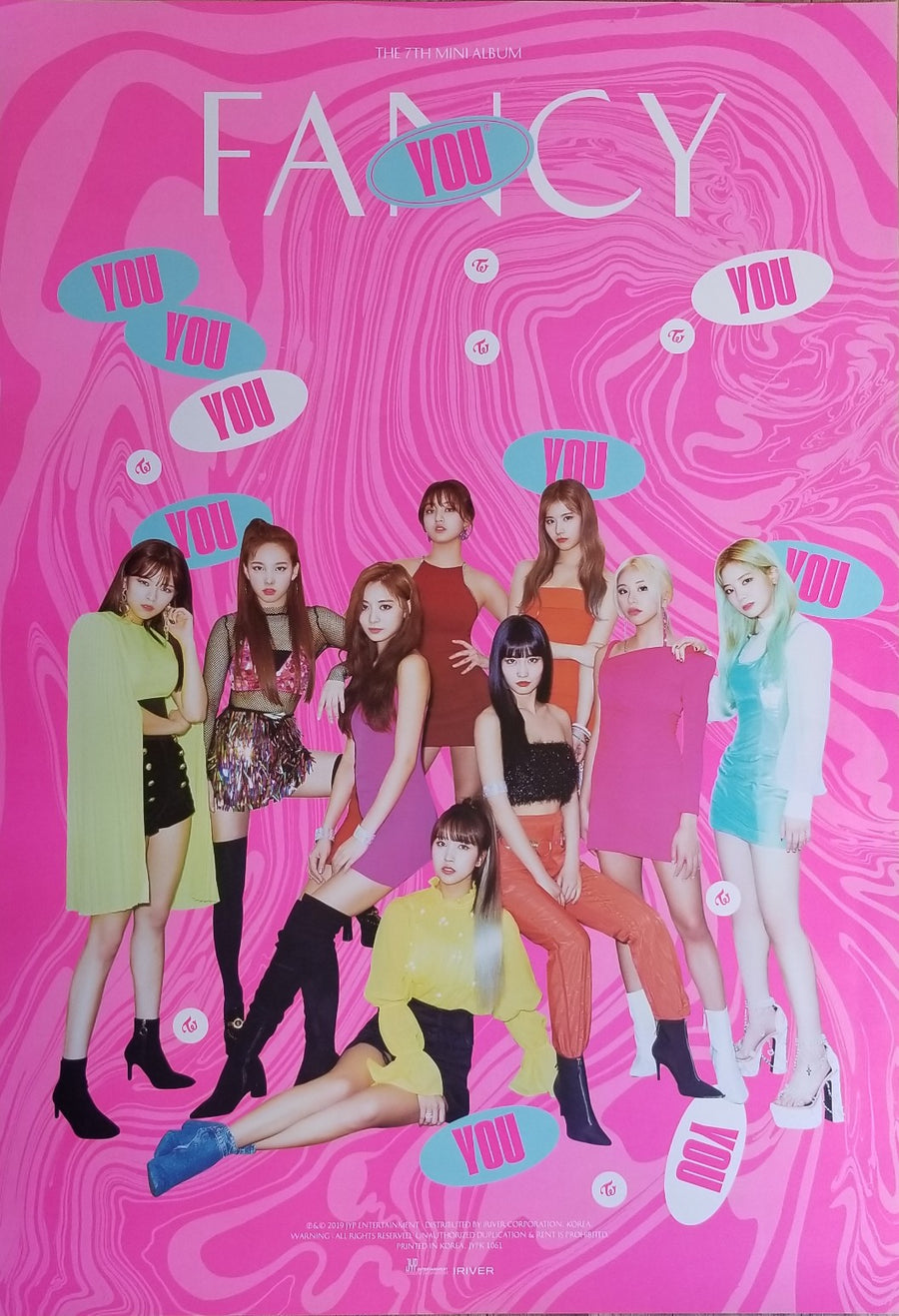 Twice 7th Mini Album Fancy You Official Poster - Photo Concept 1
