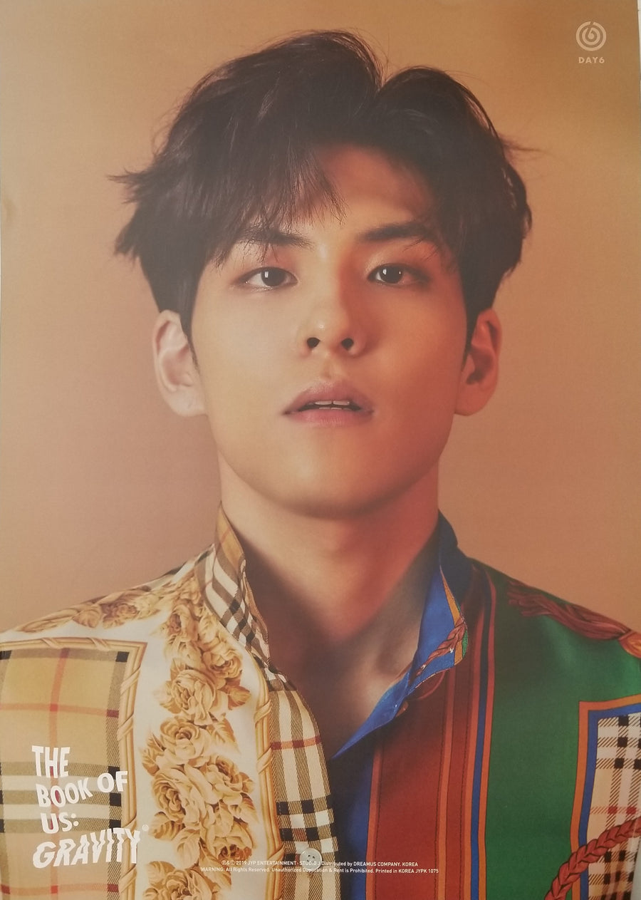 DAY6 5th Mini Album The Book of Us : Gravity Official Poster - Photo Concept Wonpil